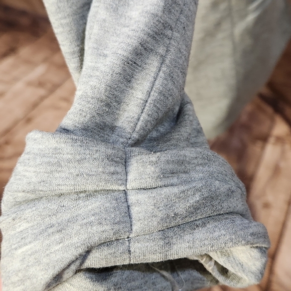 Forever 21 Heather Gray Knit Blazer – Ruched Sleeve – Size S - Picture 5 of 8